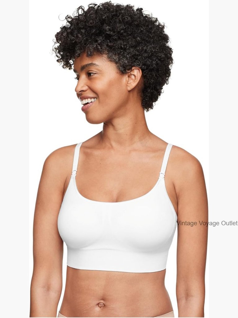 Wireless Lightly Lined Comfort Bra Seamless Stretch Dig-Free Band